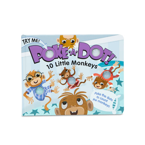Poke A Dot Book - 10 Little Monkeys