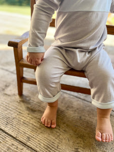 Blue/Gray Romper