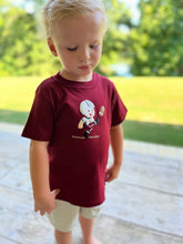 Football Tee/ Maroon