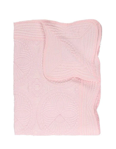 Quilt Blanket - Baby Pink