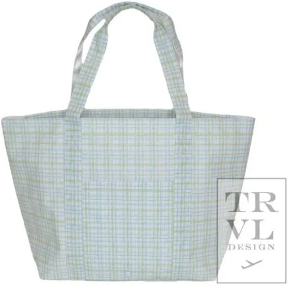 Jumbo Tote - Classic Plaid Green