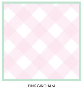 Pink Gingham Nap Mat