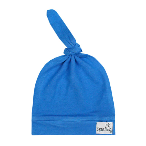Top Knot Hat - Blueberry