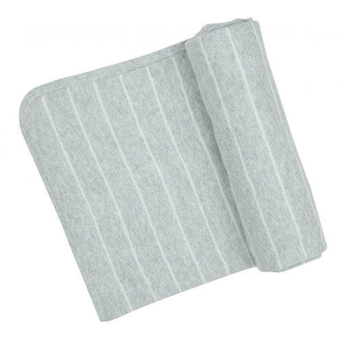 Grey/White Stripe Blanket