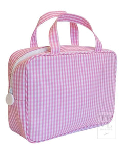 Carry On - Gingham Pink